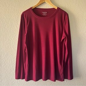 SIMPLY VERA VERA WANG LONG SLEEVE TOP